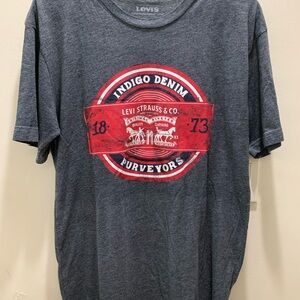 Levi's Graphic Tee - Gray and Red